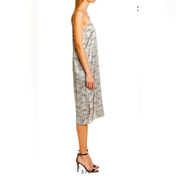 ATM Anthony Thomas Melillo Print Silk Slip dress size Large - Picture 3 of 9